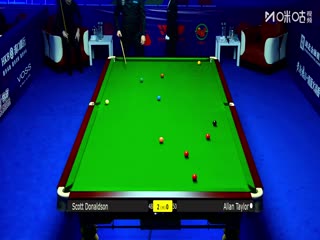 2025斯诺克武汉公开赛64进32阿兰·泰勒2-5斯科特·唐纳森20250825