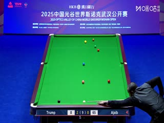 2025斯诺克武汉公开赛延期资格赛及64进32贾德·特鲁姆普5-1法拉赫·阿贾布20250824