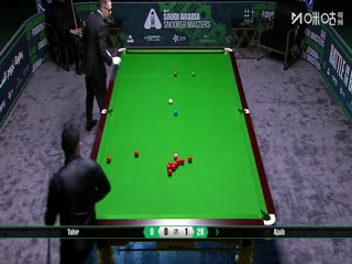 2025斯诺克沙特大师赛第二轮（112进80）哈里斯·塔希尔0-4菲拉克·阿贾博20250809