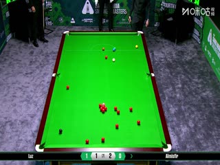 2025斯诺克沙特大师赛第一轮（144进112）乔纳斯·鲁兹4-3穆萨德·米斯菲尔20250808