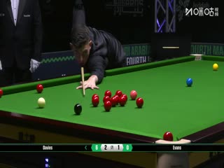 2025斯诺克沙特大师赛第二轮（112进80）利亚姆·戴维斯2-4瑞安·埃文斯20250809