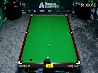 2025斯诺克沙特大师赛第二轮（112进80）张家玮1-4黄佳浩20250809