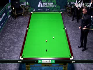 2025斯诺克沙特大师赛第二轮（112进80）杰米·琼斯4-2弗加尔·奎因20250809