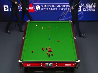 2025斯诺克上海大师赛第二轮马克·塞尔比6-0肖恩·墨菲（朱蒙）20250729