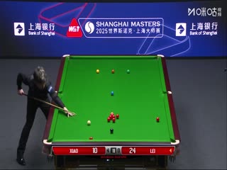 2025斯诺克上海大师赛第一轮肖国栋6-3雷佩凡（朱蒙）20250729