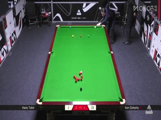 2025斯诺克英国公开赛资格赛哈里斯·塔希尔4-3肯·达赫迪20250625