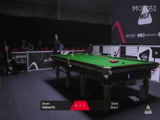 2025斯诺克英国公开赛资格赛史蒂文·霍尔沃斯0-4阿卡尼·宋沙瓦20250626