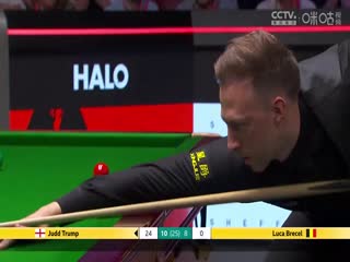 24-25赛季斯诺克世锦赛四分之一决赛卢卡·布雷切尔8-13贾德·特鲁姆普（第三阶段）20250501
