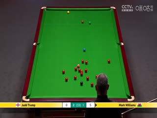 24-25赛季斯诺克世锦赛半决赛马克·威廉姆斯3-5贾德·特鲁姆普（第一阶段）20250502