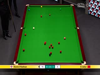 24-25赛季斯诺克世锦赛四分之一决赛罗尼·奥沙利文10-6斯佳辉（第二阶段）20250430