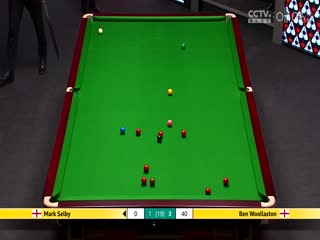 24-25赛季斯诺克世锦赛第一轮马克·塞尔比5-4本·沃拉斯顿（第一阶段）20250424