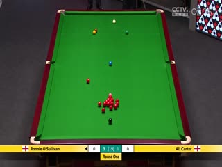 24-25赛季斯诺克世锦赛第一轮罗尼·奥沙利文5-4阿里·卡特（第一阶段）20250423