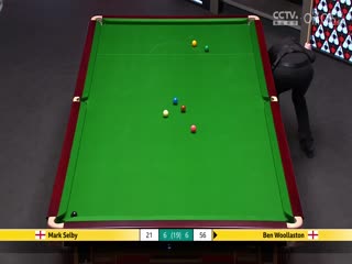 24-25赛季斯诺克世锦赛第一轮马克·塞尔比8-10本·沃拉斯顿（第二阶段）20250425