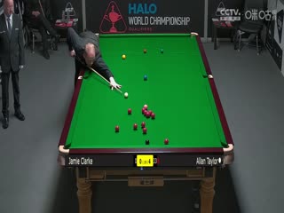 斯诺克世锦赛资格赛96进64杰米·克拉克2-7阿兰·泰勒（第一阶段）20250411