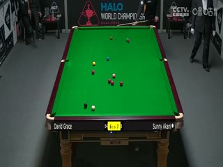 斯诺克世锦赛资格赛96进64大卫·格雷斯9-10阿卡尼·宋沙瓦（第二阶段）20250410
