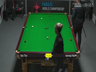 斯诺克世锦赛资格赛96进64涂振龙9-10哈马德·米亚（第二阶段）20250410