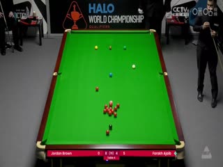 斯诺克世锦赛资格赛96进64乔丹·布朗10-6法拉赫·阿贾布（第二阶段）20250410