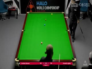 斯诺克世锦赛资格赛96进64乔丹·布朗4-3法拉赫·阿贾布（第一阶段）20250410