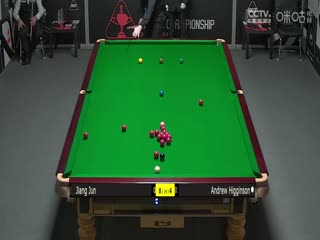 斯诺克世锦赛资格赛96进64及64进32江俊10-5安德鲁·希金森（第二阶段）20250413