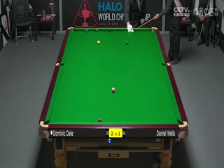 斯诺克世锦赛资格赛96进64及64进32多米尼克·戴尔4-5丹尼尔·威尔斯（第一阶段）20250413