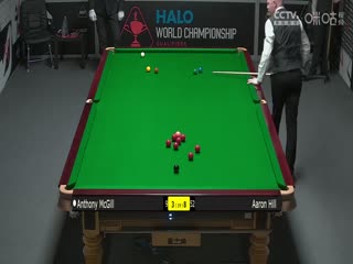 斯诺克世锦赛资格赛96进64及64进32安东尼·麦克吉尔5-10亚伦·希尔（第二阶段）20250413
