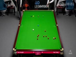 斯诺克世锦赛资格赛96进64及64进32田鹏飞6-10高阳（第二阶段）20250413