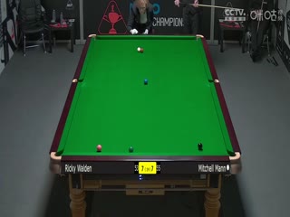 斯诺克世锦赛资格赛96进64及64进32里奇·沃顿10-9米歇尔·曼恩（第二阶段）20250413