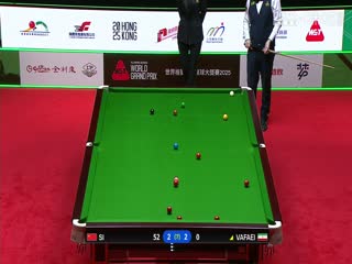 斯诺克世界大奖赛32进16斯佳辉3-4瓦菲20250305