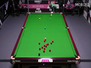 2025斯诺克英国公开赛32进16本·默滕斯4-0罗比·麦圭根20250925