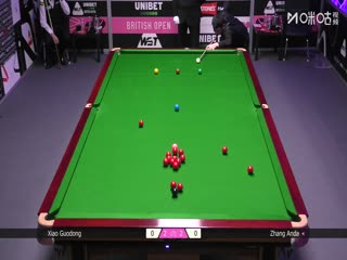 2025斯诺克英国公开赛32进16张安达3-4肖国栋20250925