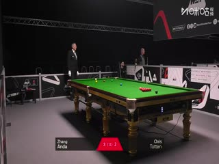 2025斯诺克国际锦标赛资格赛张安达6-3克里斯·托顿20251002