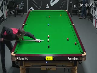 2025斯诺克国际锦标赛资格赛迈克尔·霍尔特6-2瑞安·埃文斯20251002