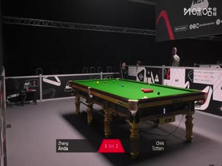 2025斯诺克国际锦标赛资格赛张安达6-3克里斯·托顿（秦正）20251002