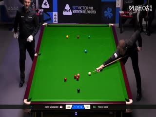 2025斯诺克北爱尔兰公开赛64进32杰克·利索夫斯基4-0哈里斯·塔希尔20251020