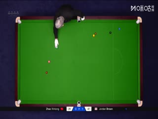 2025斯诺克北爱尔兰公开赛64进32赵心童0-4乔丹·布朗（柏林）20251019