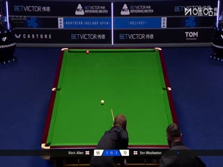 2025斯诺克北爱尔兰公开赛32进16马克·艾伦4-3本·沃拉斯顿20251023
