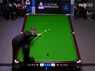 2025斯诺克北爱尔兰公开赛32进16阿什利·休吉尔0-4乔丹·布朗20251023