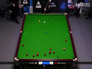 2025斯诺克北爱尔兰公开赛分之一决赛汤姆·福德4-5周跃龙20251025