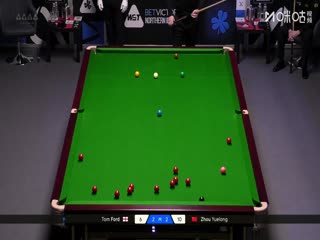 2025斯诺克北爱尔兰公开赛四分之一决赛汤姆·福德4-5周跃龙（朱峰立）20251025