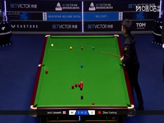 斯诺克北爱尔兰公开赛半决赛杰克·利索夫斯基6-1周跃龙（柏林）20251025