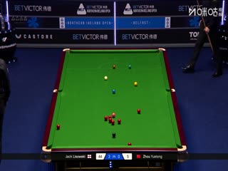 斯诺克北爱尔兰公开赛半决赛杰克·利索夫斯基6-1周跃龙20251025