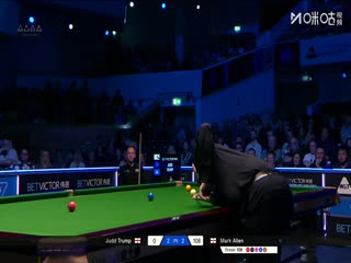 斯诺克北爱尔兰公开赛半决赛贾德·特鲁姆普6-3马克·艾伦20251026