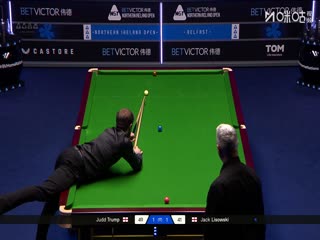 2025斯诺克北爱尔兰公开赛决赛上半场回放杰克·利索夫斯基4-4贾德·特鲁姆普20251027
