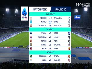 意甲联赛那不勒斯VS科莫20251102