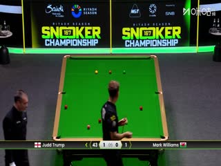 斯诺克利雅得狂欢季沙特大师赛四分之一决赛贾德·特鲁姆普4-0马克·威廉姆斯（朱蒙）20251121