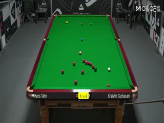斯诺克英锦赛资格赛144进112哈里斯·塔希尔6-3克雷什·古尔巴克萨尼20251123