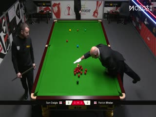 斯诺克英锦赛资格赛144进112山姆·克雷吉6-3帕特里克·惠兰20251123