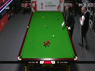 斯诺克英锦赛资格赛第二轮112进80马克·戴维斯5-6杰米·克拉克20251124