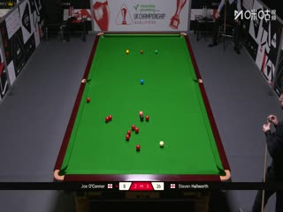 斯诺克英锦赛资格赛第三轮80进48乔·奥康纳6-4斯蒂芬·霍尔沃斯20251125