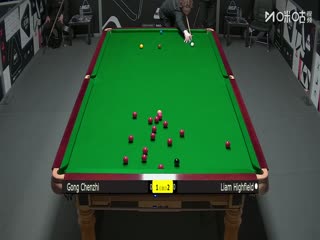 斯诺克英锦赛资格赛第二轮112进80巩晨智3-6利亚姆·海菲尔德20251124